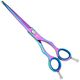 Geib Entree Blue Titan Safety Scissors 6,5" - wysokiej jakości nożyczki bezpieczne z jednostronnym mikroszlifem i tytanową powłoką