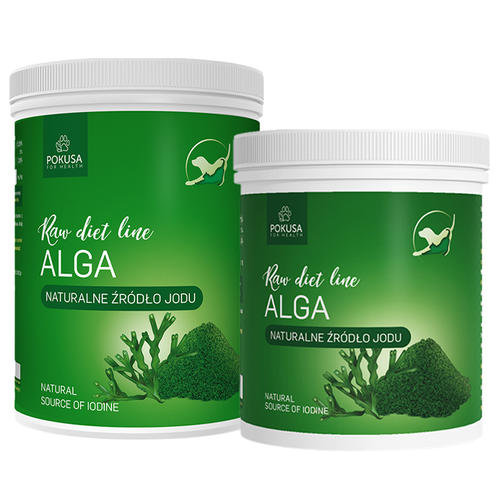 Pokusa RawDietLine Alga - mączka z norweskich alg morskich, bogate źródło składników odżywczych