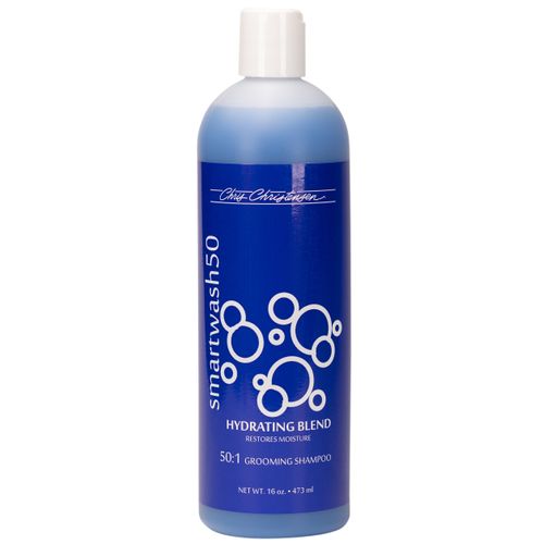 Chris Christensen Smart Wash 50 Hydrating Blend Shampoo - szampon oczyszczająco-nawilżający dla psa i kota, z masłem murumuru, koncentrat 1:50