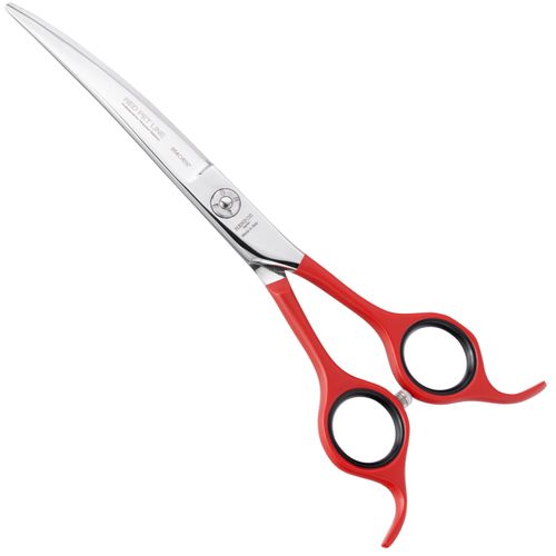 Henbor Red Pet Line Curved Scissors 6,5