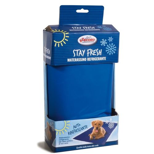 Record Stay Fresh Mat - chłodząca mata dla psa i kota, niebieska