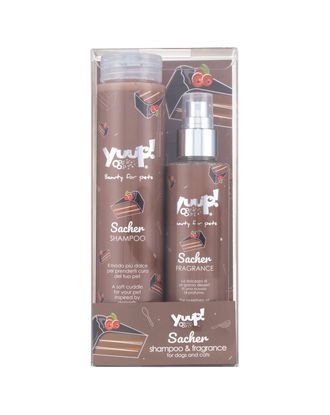 Yuup! Sacher Shampoo & Fragrance - zestaw perfumowanych kosmetyków dla psa i kota, szampon + perfumy