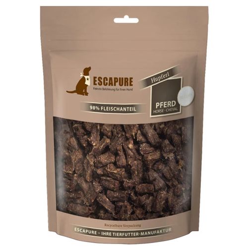 Escapure Hupferl Softies Pferd 150g - miękkie przysmaki dla psa, 98% koniny