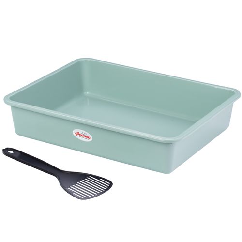 Record Basic Cat Litter Box M - otwarta kuweta dla kota, z łopatką