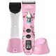 Kenchii Flash 5 Pink Cordless Clipper - profesjonalna maszynka bezprzewodowa, 5 biegowa z regulowanym ostrzem