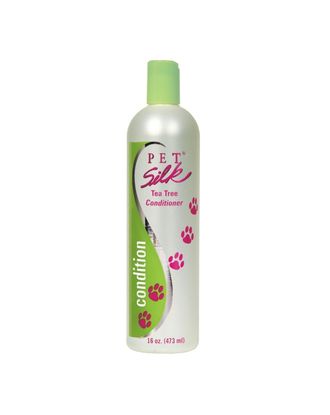 Pet Silk Tea Tree Conditioner 473ml - odżywka odstraszająca owady z olejkiem z drzewa herbacianego, do skóry suchej i swędzącej, koncentrat 1:16