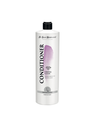 Iv San Bernard Cristal Clean Conditioner - odżywka usuwająca przebarwienia z sierści psa i kota - 1L