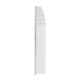 Artero Cornerless Volume Comb 23cm - duży metalowy grzebień z mieszanym rozstawem zębów, jednostronnie zaokrąglony