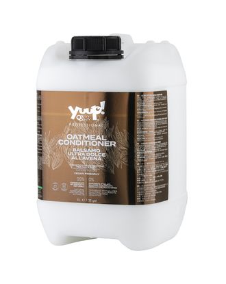 Yuup! Professional Oatmeal Conditioner - wegańska odżywka z owsem koloidalnym dla psa i kota, do wszystkich typów sierści, koncentrat 1:10 - 5L