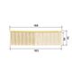 So Posh Metal Comb Magnifique 19cm - metalowy grzebień groomerski, złoty, mieszane piny 50/50