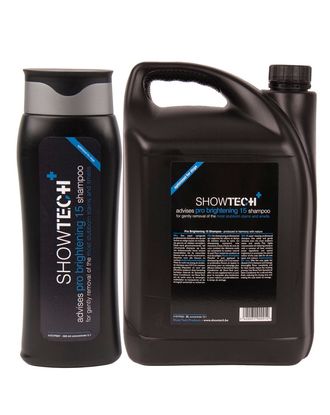 Show Tech+ Pro Brightening 15 - skoncentrowany szampon do usuwania plam i przebarwień z sierści