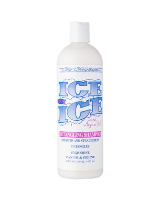 Chris Christensen Ice on Ice Detangling Shampoo - profesjonalny szampon do sierści z olejkiem arganowym, rozkołtuniający, wygładzający, nabłyszczający