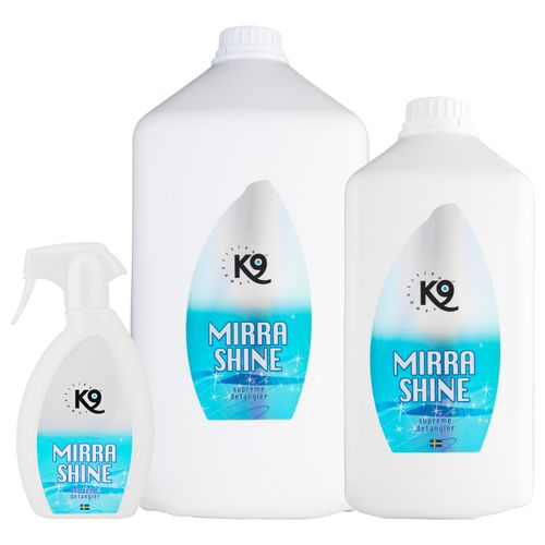 K9 Horse Mirra Shine Spray - antystatyczny spray nabłyszczający i ułatwiający rozczesywanie, dla psów i koni