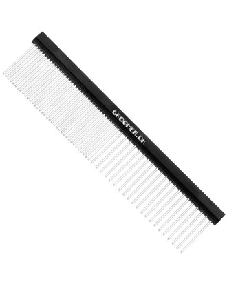 Groomer.dk Pocket Comb 11,5cm - mały grzebień dla psa, kota, mieszany rozstaw pinów 50/50