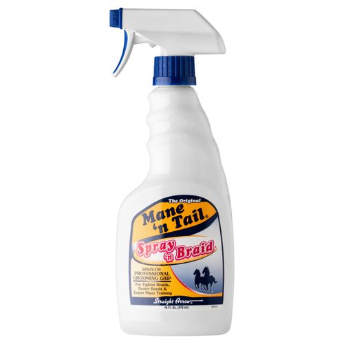 Mane'n Tail Spray & Braid - preparat ułatwiający zaplatanie włosów, grzywy i ogona, dla koni i psów