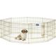 MidWest Gold Zinc Exercise Pen 61x61cm - solidny kojec, płotek dla psa z ocynku w kolorze złota 