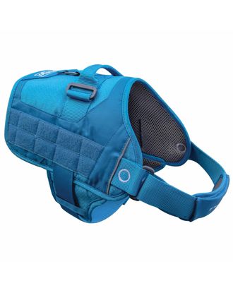 Kurgo RSG Townie Harness Blue - wytrzymałe szelki taktyczne dla psa, niebieskie