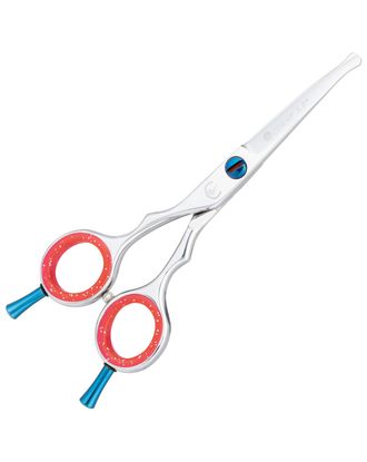 P&W Oceane Titanium Safety Left Curved Scissors 5" - nożyczki bezpieczne gięte dla osób leworęcznych
