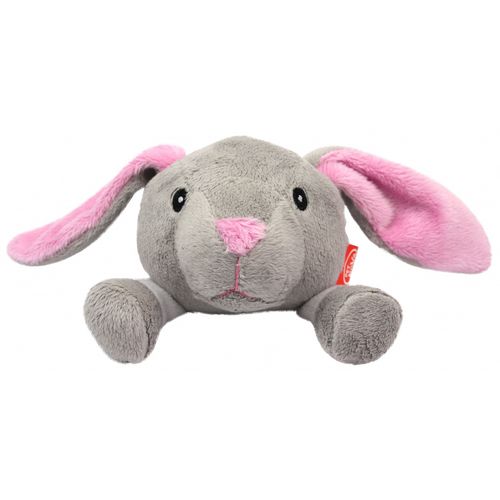 Pet Nova Rabbit Head 12,5cm - pluszowa zabawka z piszczałką, królik