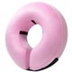 Bencmate Inflatable Collar Pink - pluszowy, dmuchany kołnierz dla psa i kota, różowy