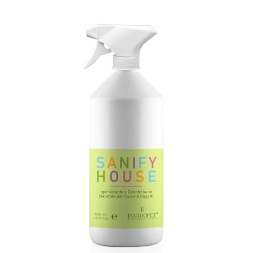 FluidoPet Sanify House 500ml - naturalny środek dezynfekujący, do różnych powierzchni