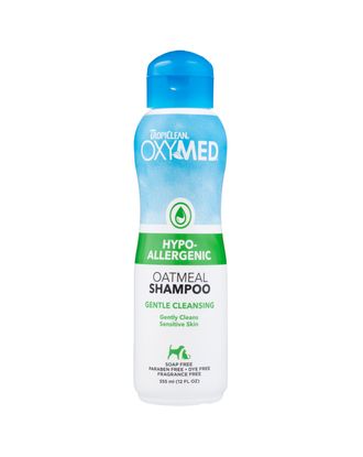 Tropiclean Oxymed Hypoallergenic Oatmeal Shampoo - hypoalergiczny szampon owsiany dla psa i kota - 355ml