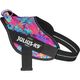 Julius-K9 Power & More Harness Vibe - szelki dla psa z adaptacyjnym pierścieniem do smyczy, wzór w palmy