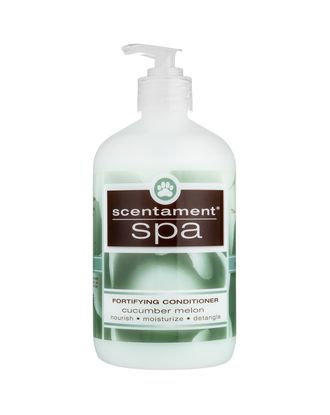 Best Shot Spa Caressing Cucumber Melon Fortifying Conditioner - wzmacniająca odżywka do sierści psa i kota, o zapachu ogórka i melona, z olejem z pestek winogron, jedwabiem, koncentrat 1:6 - 473ml