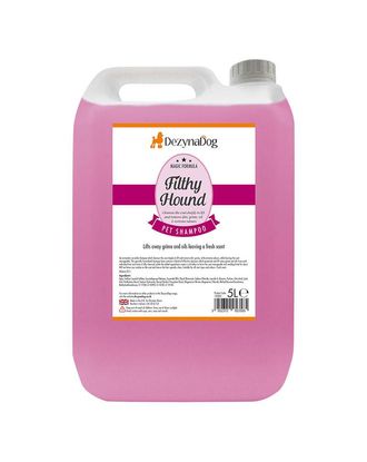 DezynaDog Filthy Hound Shampoo - szampon głęboko oczyszczający do mocno zabrudzonej sierści, koncentrat 1:25 - 5L