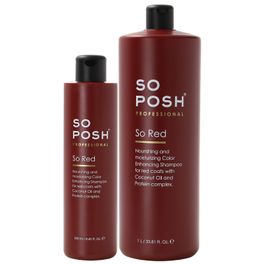 So Posh So Red Shampoo - profesjonalny szampon podkreślający rudy kolor ...
