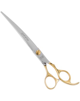 Special One Golden Elitte Curved Scissors 8,5" - solidne nożyczki groomerskie gięte, z długimi ostrzami i złoconą rękojeścią