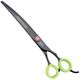 P&W Black Widow Curved Scissors 8" - profesjonalne nożyczki groomerskie, gięte