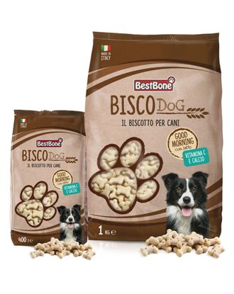Best Bone Bisco Dog Good Morning - pyszne smakołyki dla psów, z mlekiem i witaminą C