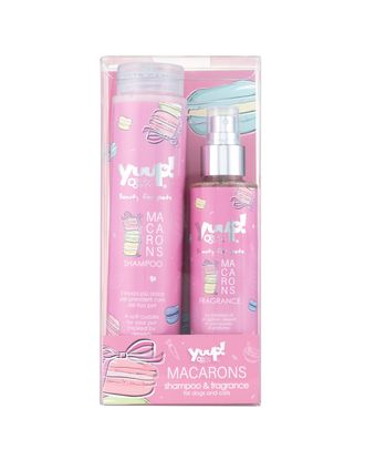 Yuup! Macarons Shampoo & Fragrance - zestaw kosmetyków dla psa i kota, szampon + perfumy