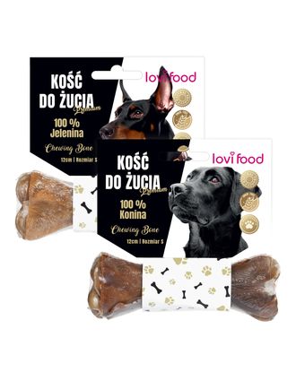 Lovi Food Premium Chewing Bone S 2szt. - zestaw przysmaków, kości do żucia z linii Premium dla psa