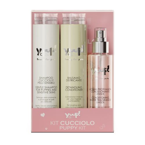 Yuup! Home Puppy Kit - zestaw kosmetyków dla szczeniaka, szampon + odżywka + perfumy
