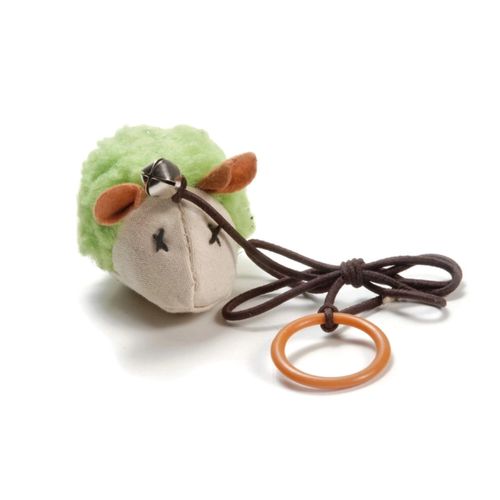 Cat&Rina Cat Toy Sheep - owieczka dla kota, miękka zabawka na sznurku