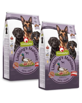 GranataPet Sensitive Duck - bezzbożowa sucha karma dla wrażliwego psa, z kaczką - 2x 10kg
