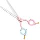 Blovi Teddy Line Pink Asian Style Thinning 42T 6,5" - ultralekkie degażówki groomerskie, aluminiowa rękojeść