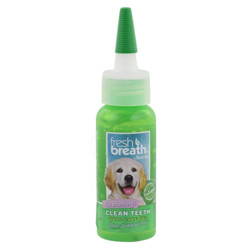 Tropiclean Fresh Breath Clean Teeth Gel Puppy 59ml el do z b w