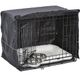MidWest iCrate Kit rozmiar S, 62x46x48cm, zestaw: klatka z pokrowcem, legowiskiem i 2 miskami