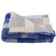 Blovi DryBed VetBed A+ - antypoślizgowe posłanie, legowisko dla zwierząt, niebieska krata (patchwork)