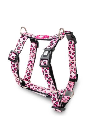 Max&Molly H-Harness Leopard Pink - kolorowe szelki dla psa i szczeniaka, regulowane