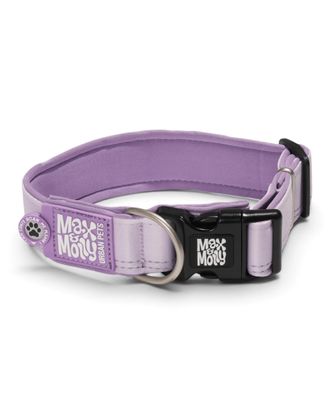 Max&Molly GOTCHA! Smart ID Matrix 2.0 Extra Wide Collar Lavender - szeroka obroża dla psa z identyfikatorem QR, fioletowa