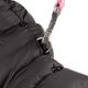 Dashi Stripes Pink & Black Anorak - pikowana kurtka dla psa, z kapturem, różowo-czarna
