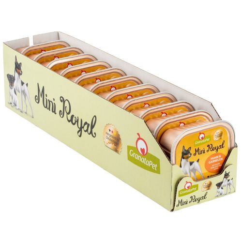 GranataPet Mini Royal Chicken & Prawns 11x150g - bezzbożowa mokra karma dla psów małych ras, kurczak i krewetki