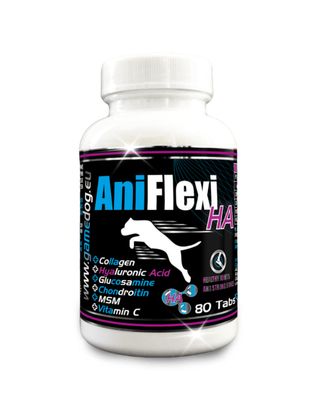 Game Dog AniFlexi HA - preparat wspomagający stawy dla psa, z kwasem hialuronowym - 80tab.