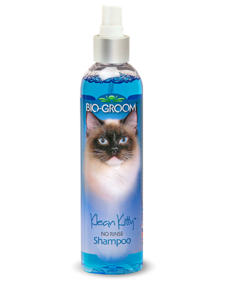 Bio-Groom Clean Kitty No Rinse 236ml - szampon w sprayu dla kotów, do kąpieli na sucho