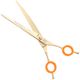 P&W Filip Viper Curved Scissors - profesjonalne nożyczki z ostrzami typu convex, gięte