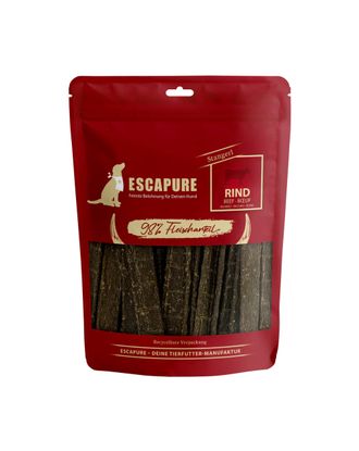 Escapure Stangerl Rind 150g - naturalne przysmaki dla psa, mięsne paski z wołowiny